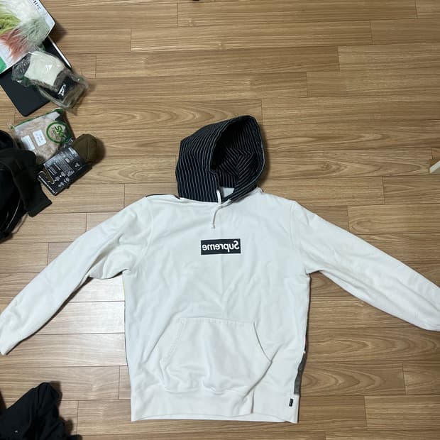 슈프림 헤롤드 박스로고 후디 L