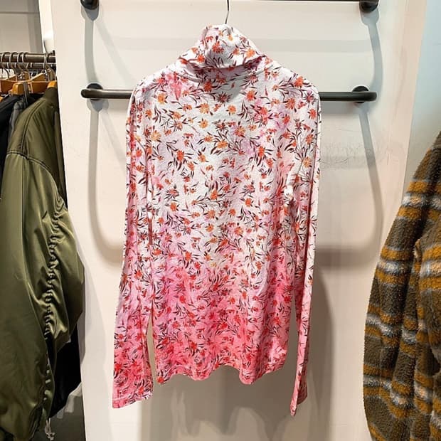 ACNE 아크네 스튜디오 남성 터틀넥 얇은 면 니트