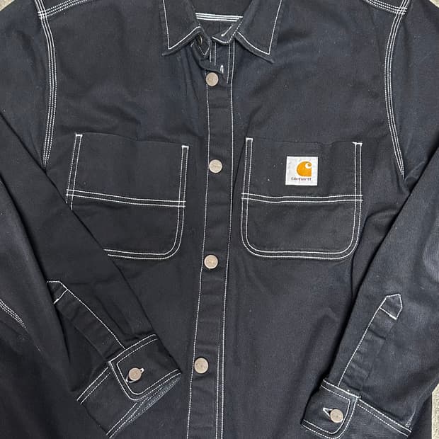 칼하트 wip 초크 셔츠 블랙