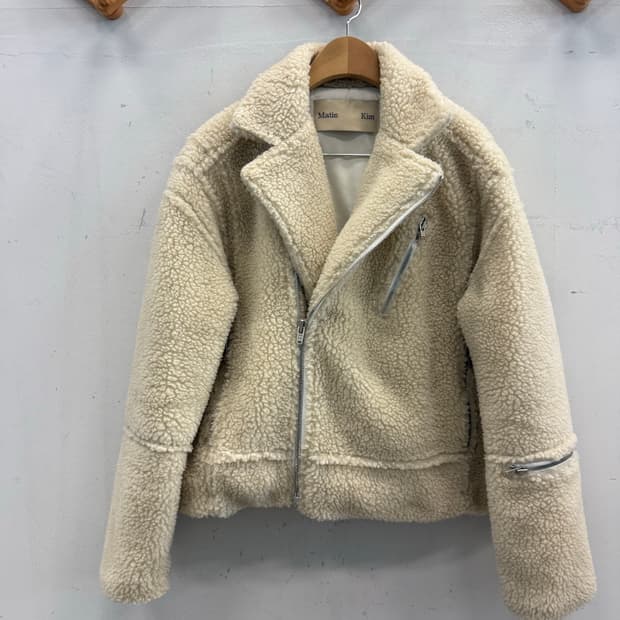 마뗑킴 테디 베어 하프 코트 F 