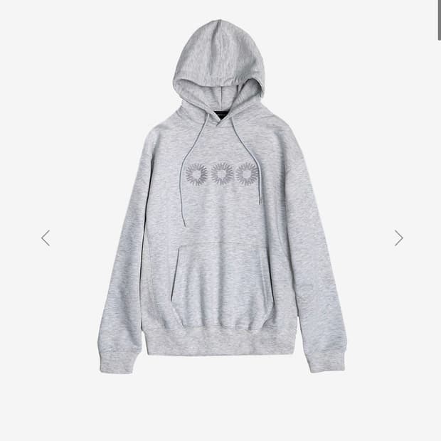 999humanity EVD HOODIE (melange grey)