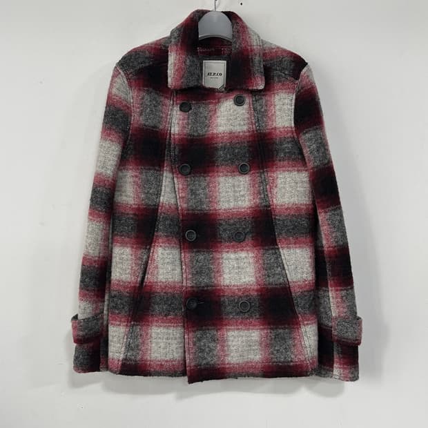 에이티피코 AT.P.CO 체크 울 코트