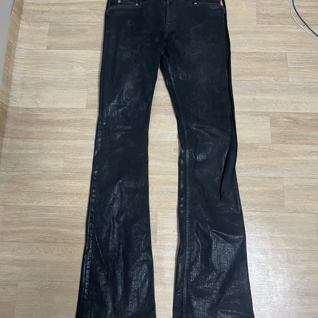 (32) 릭오웬스 다크쉐도우 타이론 부츠컷 글리터 sbf