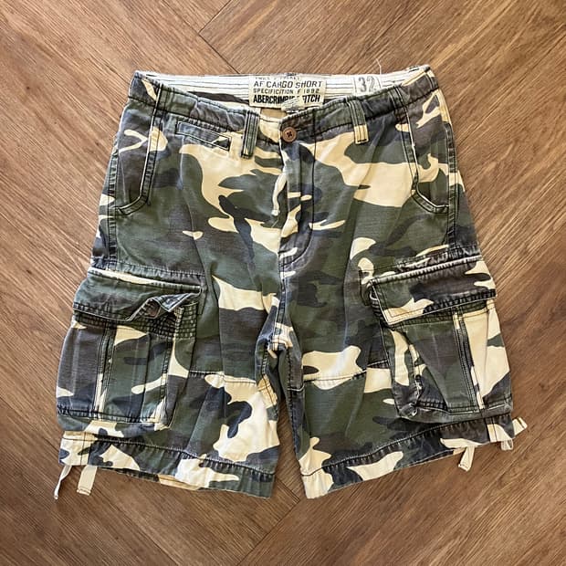 N308 아베크롬비 카모 쇼츠 반바지