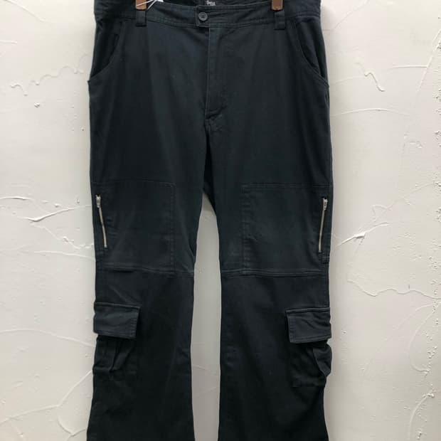 smile land 카고 부츠컷 코튼 팬츠