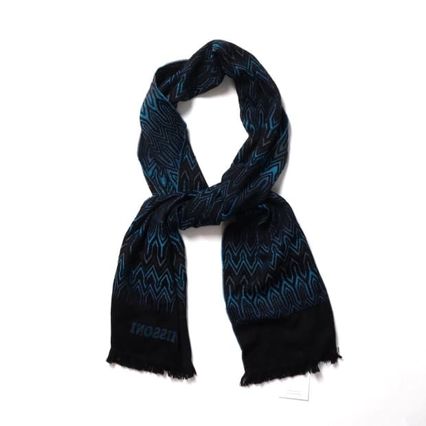 미쏘니 Missoni Pattern Wool Scarf 
