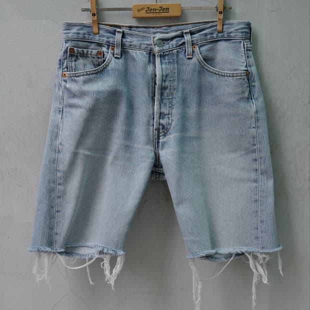 90s Levi’s 501 데님 컷오프 팬츠