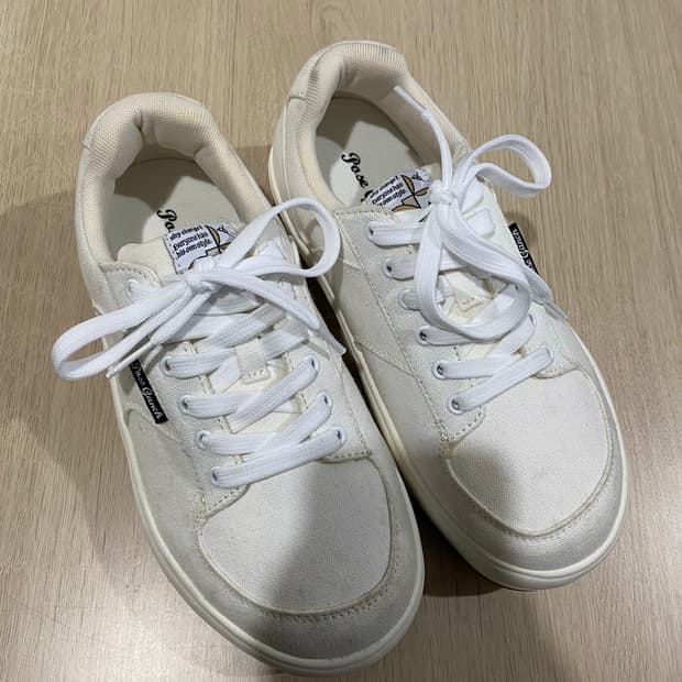 Pose Ganch 포즈간츠 멈멈 화이트 스니커즈 (265)