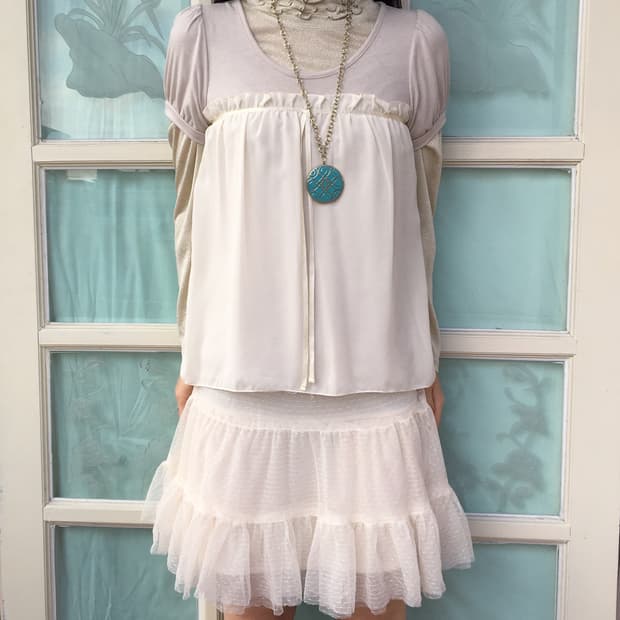 Layered point t shirt