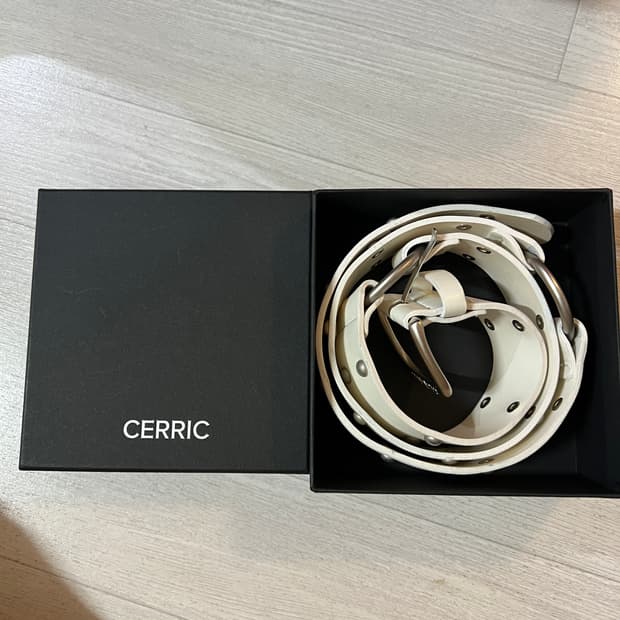 세릭 벨트 two ring river belt white