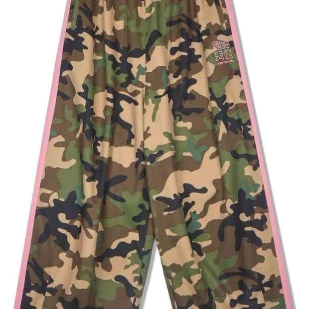 모멘텔 카모 핑크 트랙팬츠 