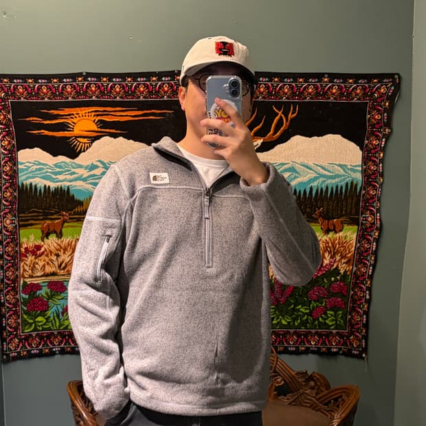 노스페이스 미국판 신칠라 감성 플리스 M (100-103)