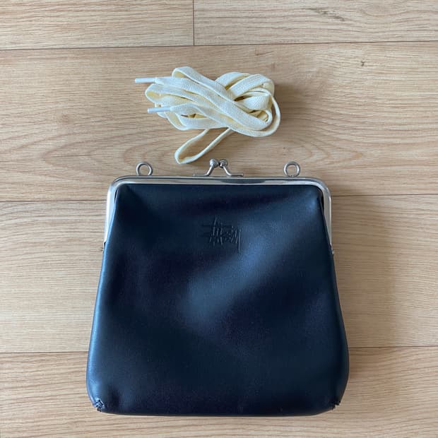 스투시 키스락 가방 파우치 블랙 Vita Kisslock Purse