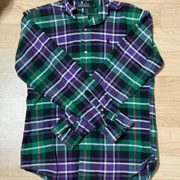 폴로 체크 셔츠