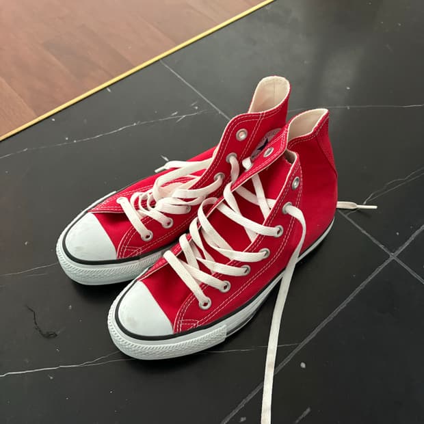 컨버스 하이 레드