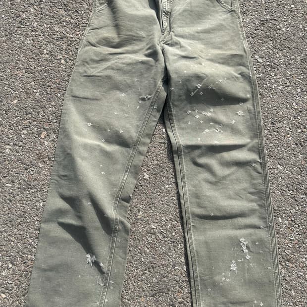 90’s 칼하트 B11 싱글니 모스그린 36in