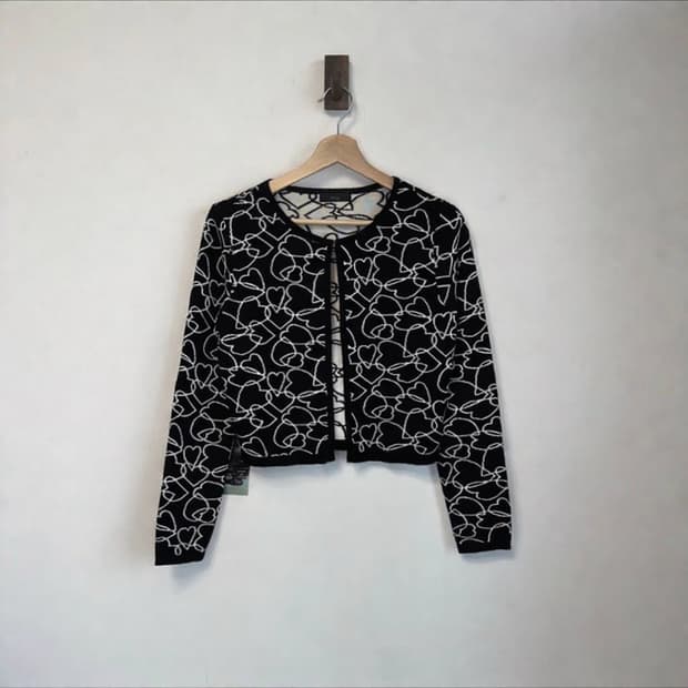 Vintage cute reversible cardigan 