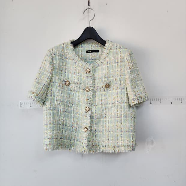 maje 마쥬 트위드 반팔 자켓