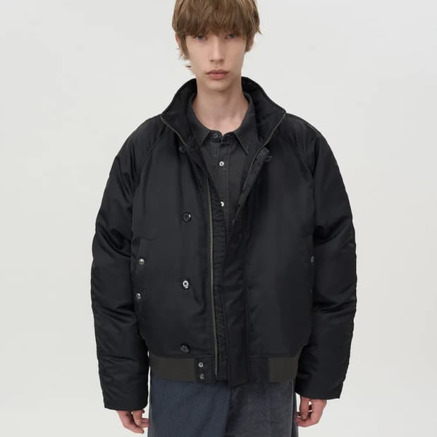 구매] 인사일런스 퍼널넥 플라이트 푸퍼 BLACK