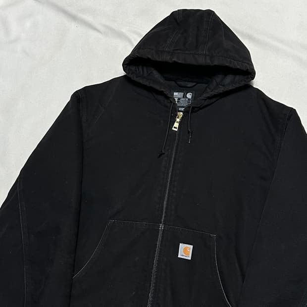 XL 칼하트 액티브 블랙 후드 자켓