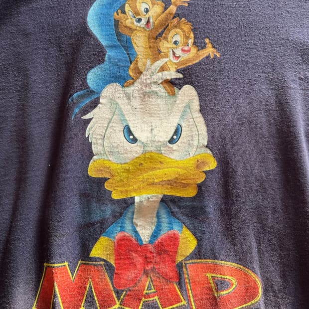 90s 도날드덕 & 칩앤데일 MAD/ATTITUDE - XL
