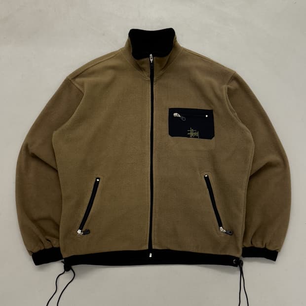 90‘s 스투시 플리스 자켓