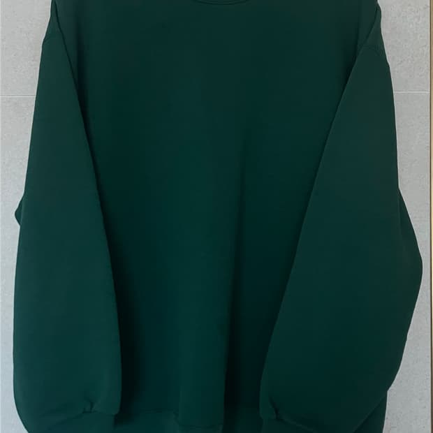 90s 러셀 딥그린 맨투맨 (L)