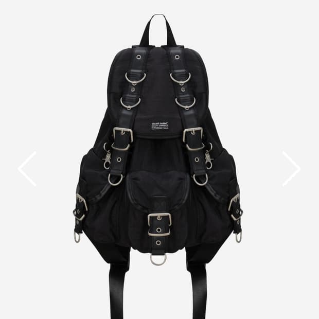 Vacant archive popo strap backpack