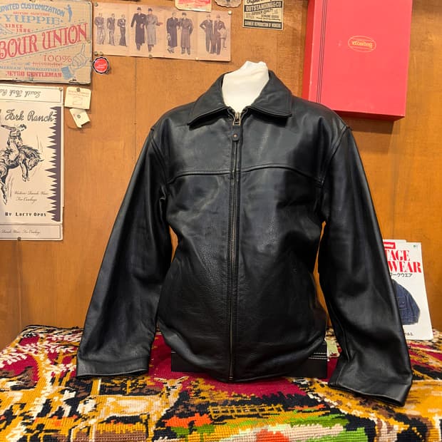 ( L-XL ) 가죽자켓 레더자켓 워크웨어 아메카지 스포츠가죽자켓