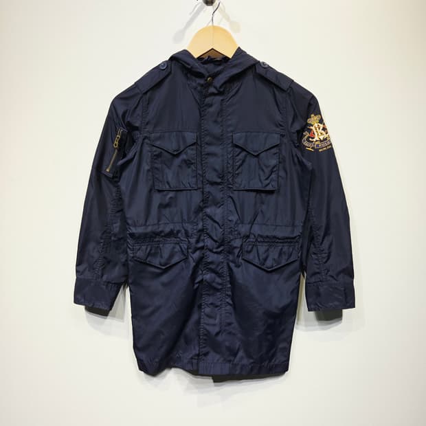 폴로 랄프로렌 키즈 네이비 나일론 필드 자켓