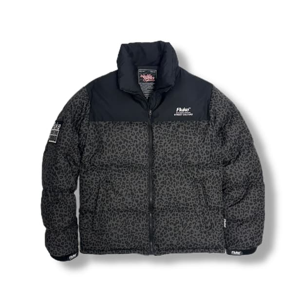 플루크 레오파드 호피 패딩