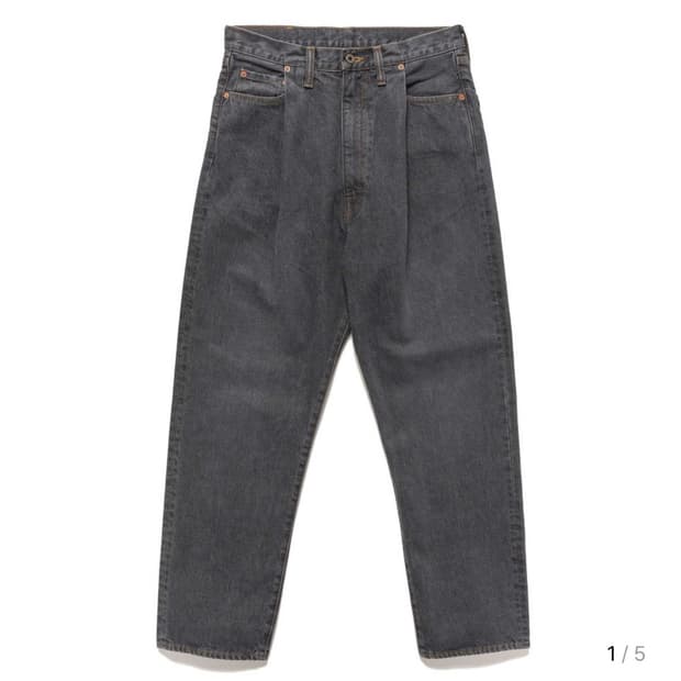 캐피탈 14oz CONEY OKAGILLY 블랙 데님 34