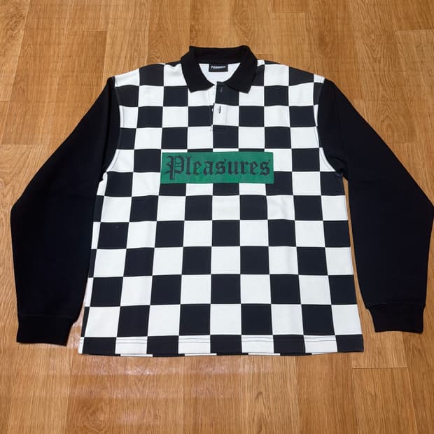 플레져스 레이서 폴로 블랙