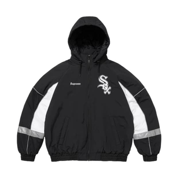 [XL]슈프림 시카고 화이트 삭스 스타디움 자켓 블랙