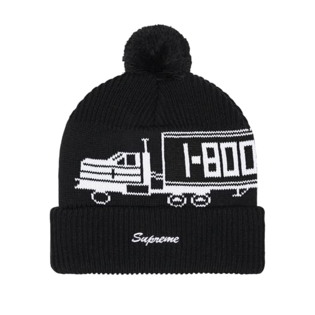 슈프림 18 휠러 비니 블랙 - 23FW