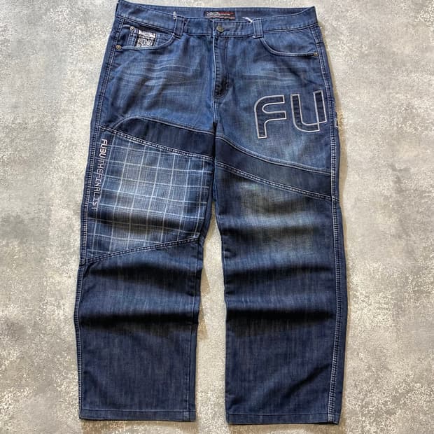 [42] 00s Fubu 후부 레이싱 와이드 데님팬츠