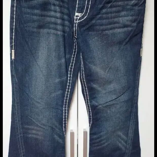 트루릴리전 부츠컷 진청 34사이즈