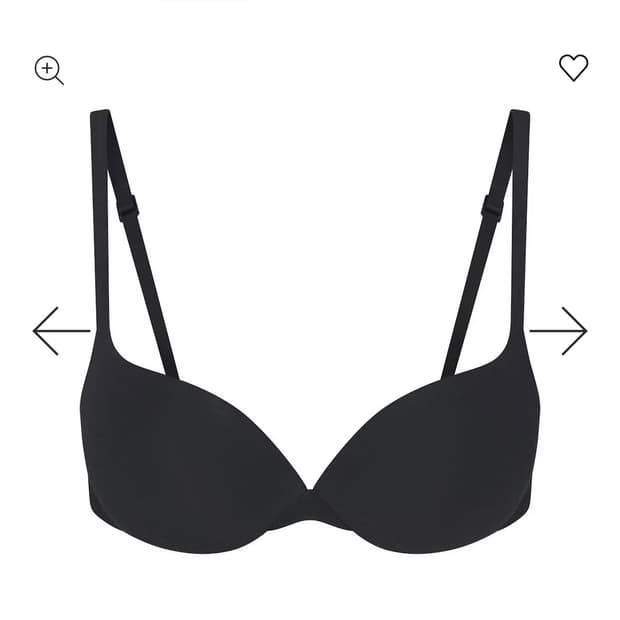 스킴스 티어드롭 푸쉬업 브라