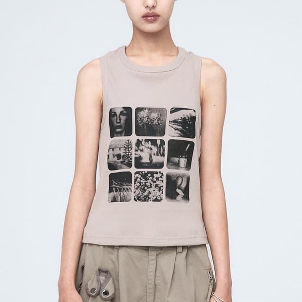 나체 RIBBED BASIC SLEEVELESS 슬리브리스 나시