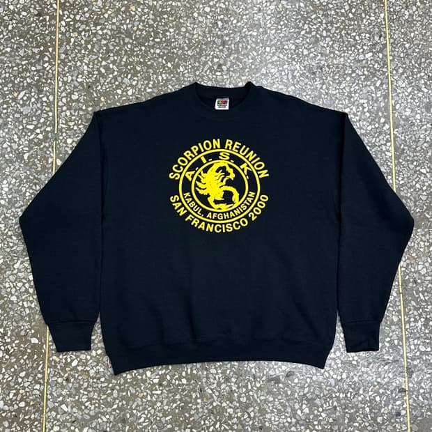 Early 00s FOTL 스콜피온 빈티지 스웻셔츠 XL