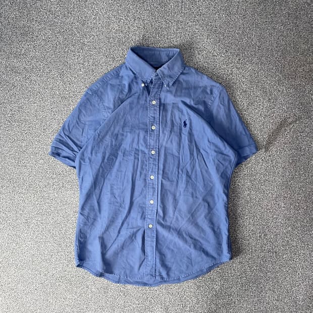 폴로랄프로렌 반팔 셔츠 블루