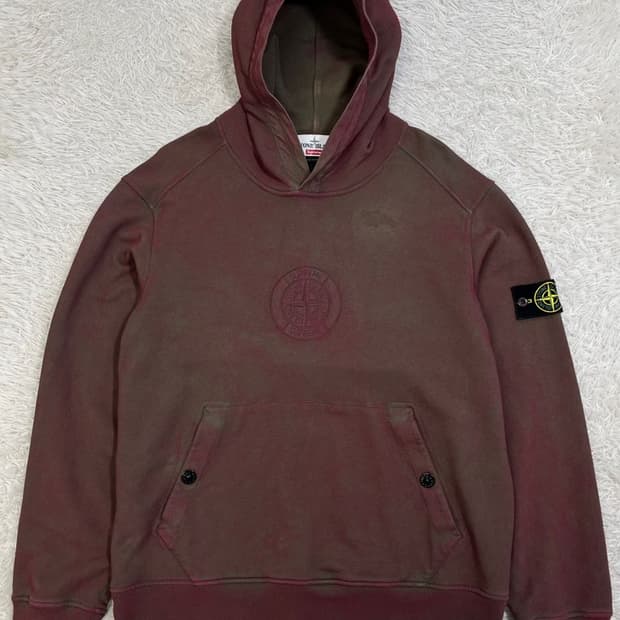 스톤아일랜드X슈프림 후드티/19SS/#3349