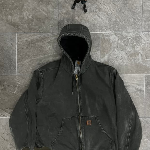 (XL) 칼하트 후드 덕 액티브 자켓 J130 MOS 모스그린