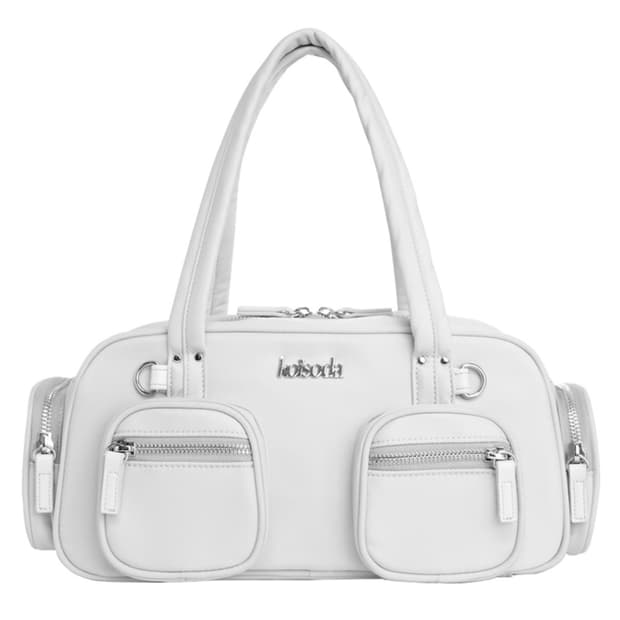 코이소다 가방 숄더백 크림그레이 스쿨백 갸루 키링