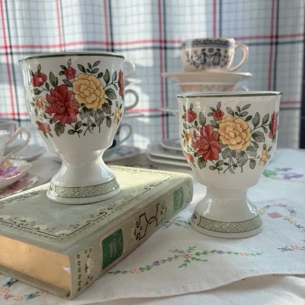 독일 빈티지 빌레로이앤보흐 썸머데이 고블렛