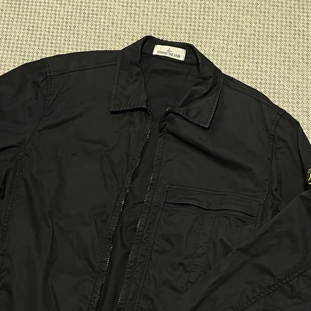 착2회 스톤아일랜드 스트레치 코튼 트윌 오버셔츠