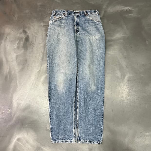  USA 리바이스 550 오렌지탭 데님 팬츠 y14807