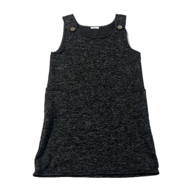 빈티지 Vintage Cozy Charcoal Layered Dress