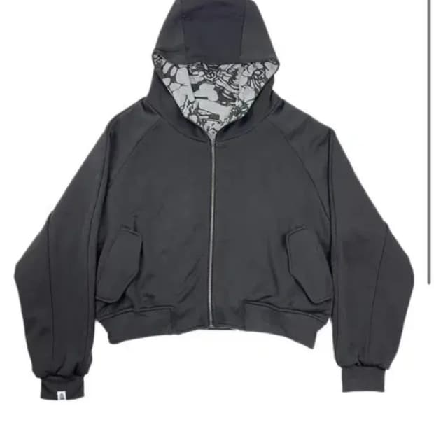 유민하 리버시블 후드집업