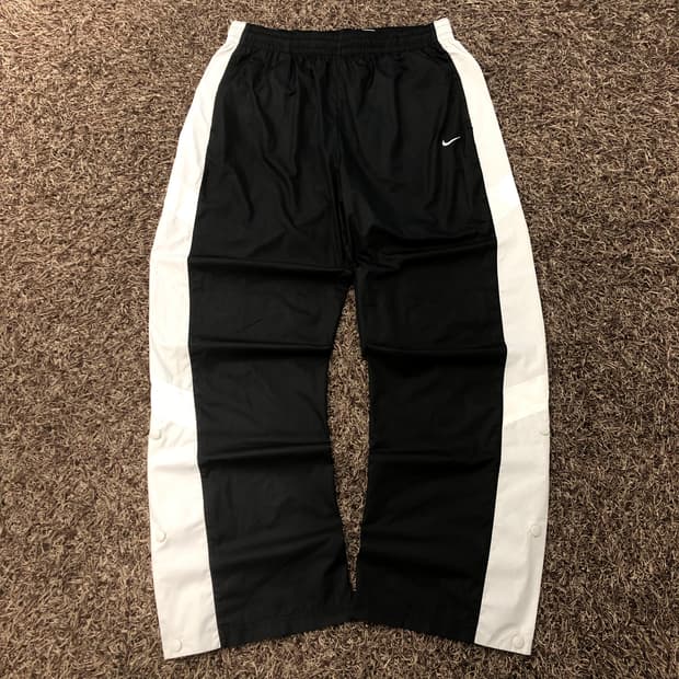 나이키 사이드 스냅 버튼 트랙 팬츠